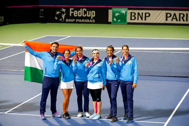 Ankita shines with two wins as India creates Fed Cup history