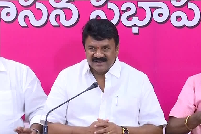 minister talasani srinivas yadav spoke on budget 2020 in trs bhavan