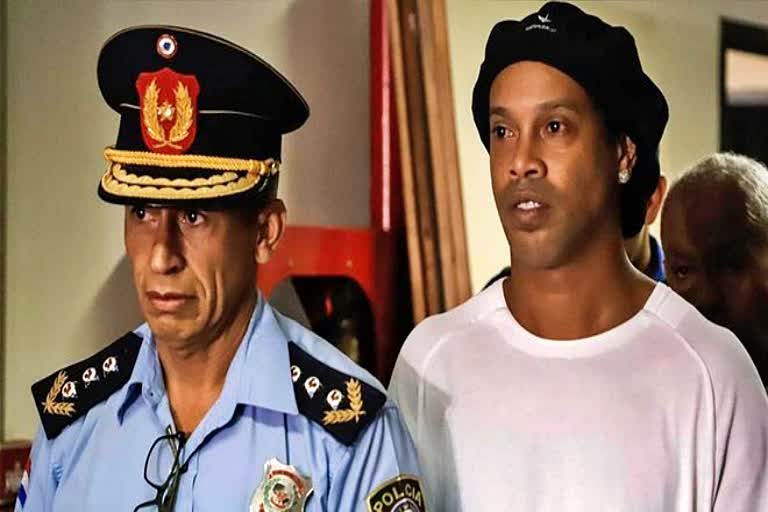 Brazilian great footballer Ronaldinho arrested in Paraguay