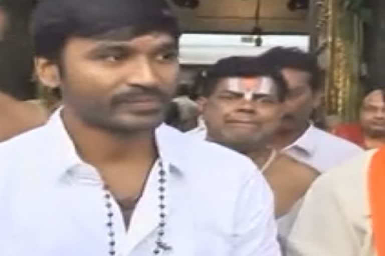 actor-dhanush-visit-thirumala