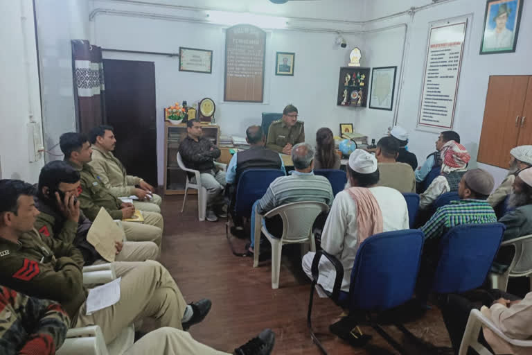 Aman Committee meeting to discuss security arrangements for Holi