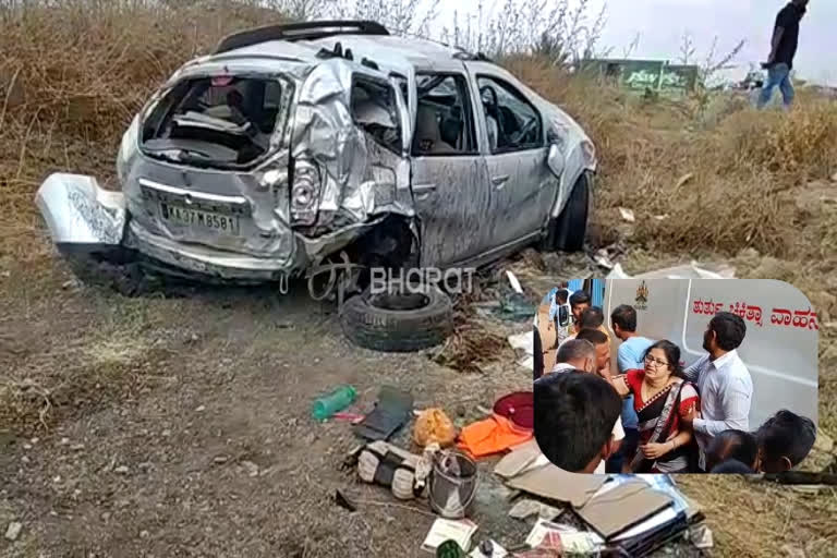 Gadag Road accident, 3 family members killed in Gadag Road accident, BJP's 3 family members killed in Gadag Road accident, ಗದಗ ರಸ್ತೆ ಅಪಘಾತ, ಗದಗ ರಸ್ತೆ ಅಪಘಾತದಲ್ಲಿ ಮೂವರು ಸಾವು, ಗದಗ ರಸ್ತೆ ಅಪಘಾತದಲ್ಲಿ ಬಿಜೆಪಿ ಕುಟುಂಬದ ಮೂವರು ಸಾವು,