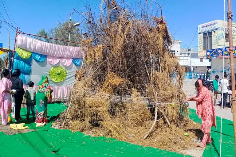 womens celebrated holika dahan festival in guhla chika