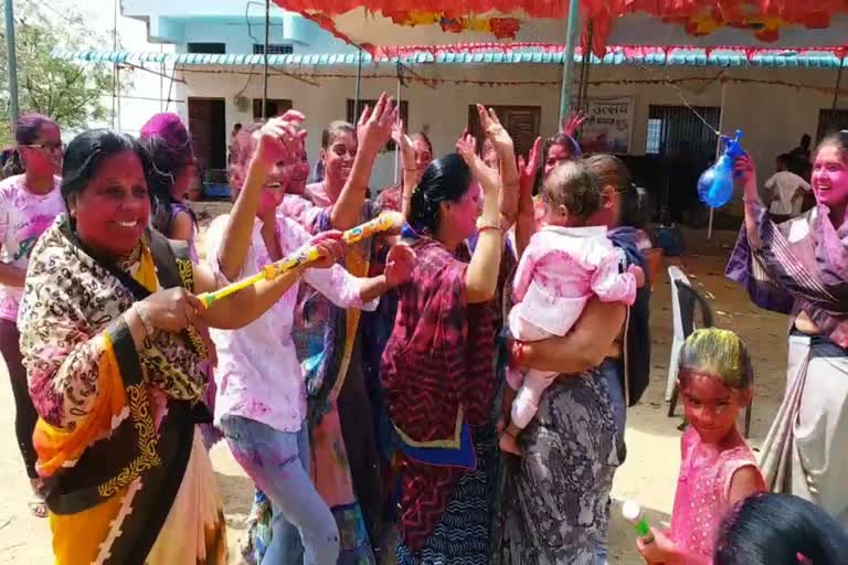 holi celebrations in kajaznagar