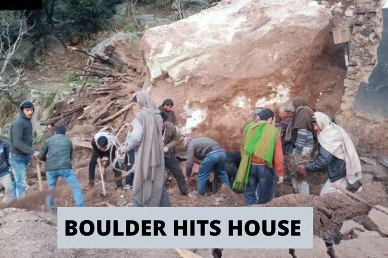 Five family members died after bolder collapsed with house