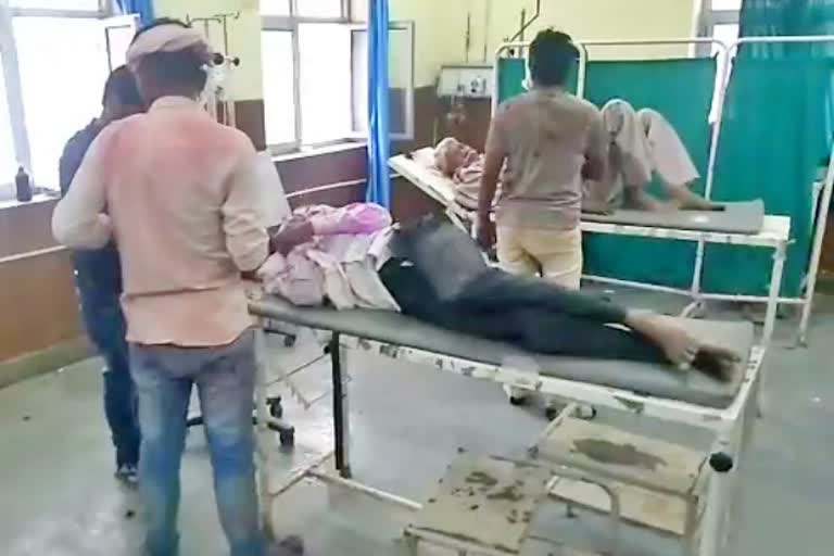 दौसा में होली के दौरान विवाद, people injured in holi