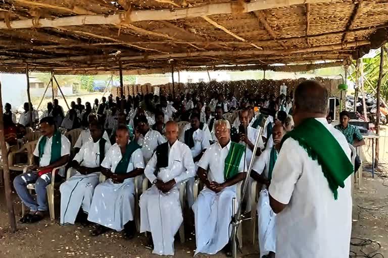 Tiruchengode farmers protest