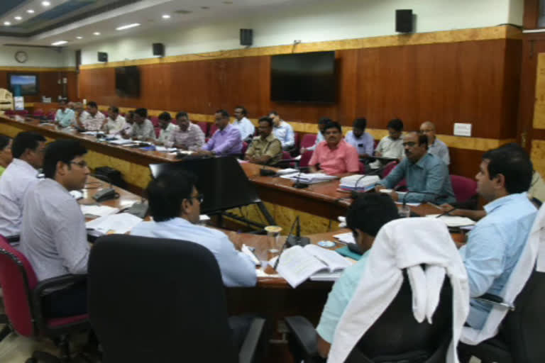 vizag collector review meeting on local elections