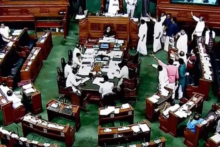 Lok Sabha adjourned till 12:30 pm