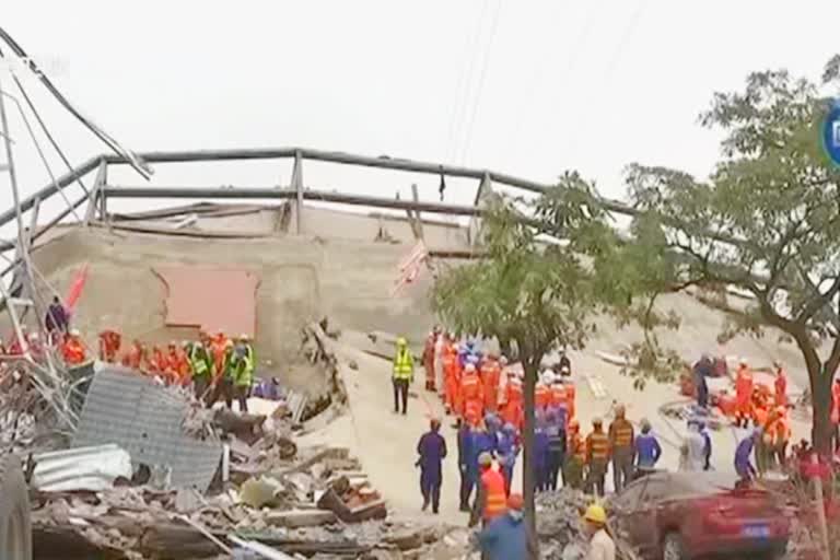 Man rescued after 69 hours in rubble of fallen China hotel