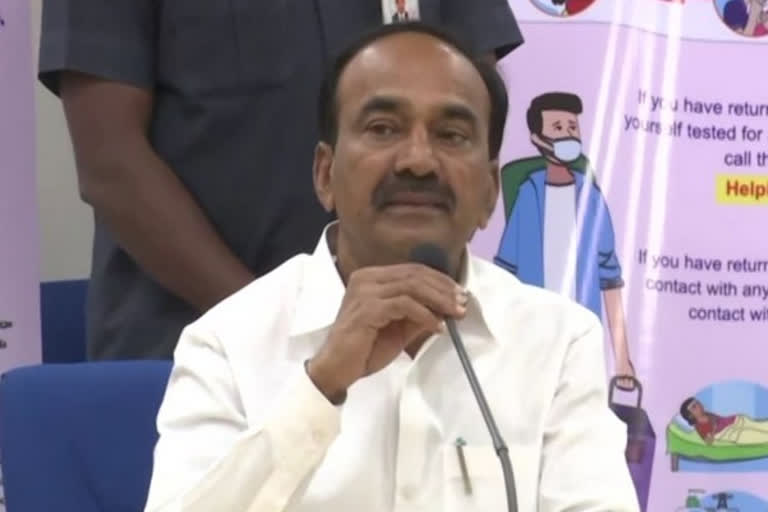 Coronavirus outbreak Telangana Health Minister Etela Rajender COVID-19 cases in India ഹൈദരാബാദ്