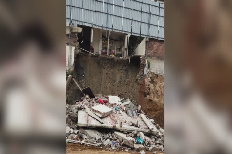 Hostel Wall Collapse