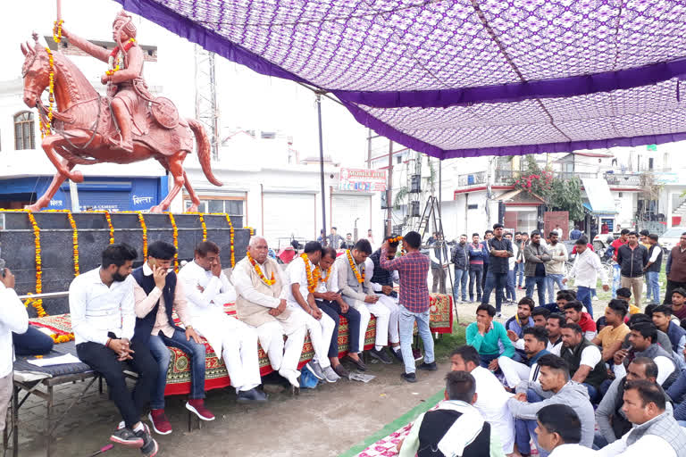 gurjars demands laksar haridwar news, गुर्जर रेजीमेंट की मांग लक्सर हरिद्वार न्यूज