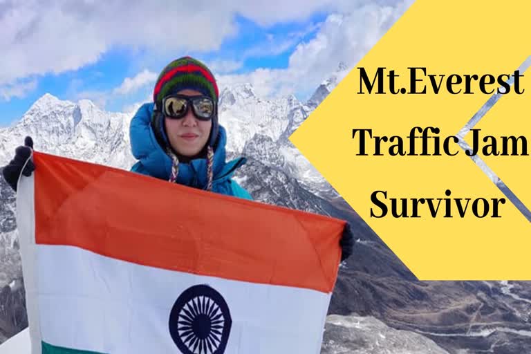 Mt Everest traffic jam survivor