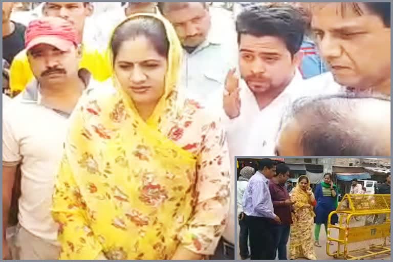 गंदगी देखकर भड़की बीकानेर मेयर, Bikaner Mayor sushila rajpurohit, Mayor came out to visit Bikaner