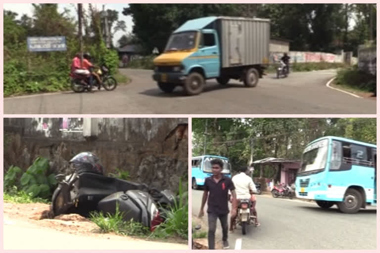 latest ernakulam  കടയിരുപ്പ് ആശുപത്രി നാൽക്കവല വീണ്ടും അപകടമേഖലയാകുന്നു