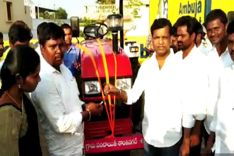 thungathurthi mla gadari kishor kumar distributed tractors