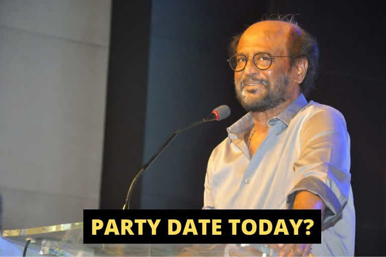 Chennai: Rajinikanth likely to announce date of his party launch today