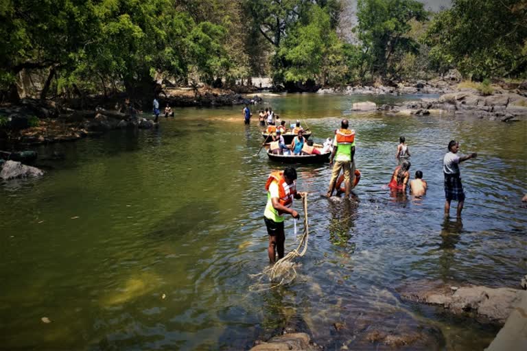 hoganakkal dharmapuri hoganakkal falls ஒகேனக்கல் அருவி ஒகேனக்கல் பேரிடர் மீட்பு விழிப்புணர்வு நிகழ்ச்சி Hogenakkal Disaster Recovery Awareness Program