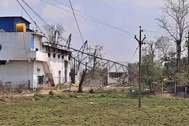 Thunderstorm in bhatapara of balodabazar