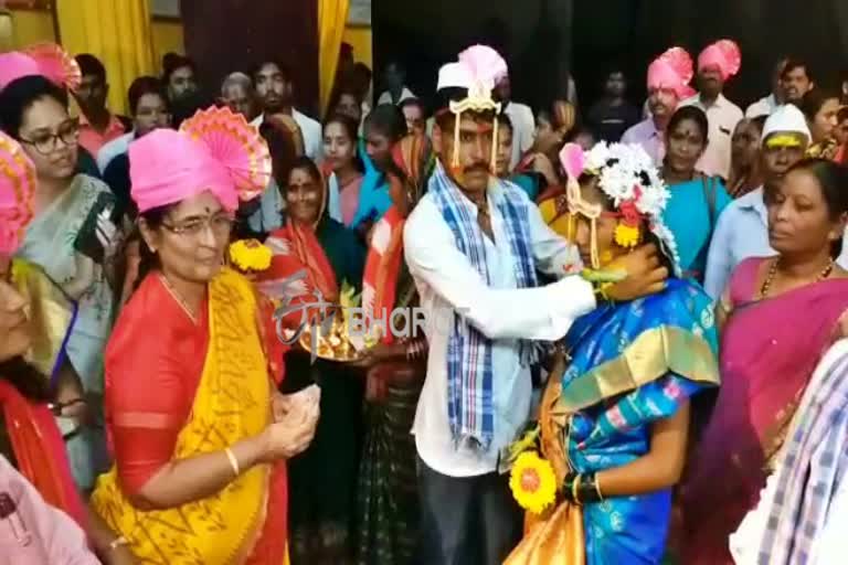 The marriage ceremony of Devadasi children