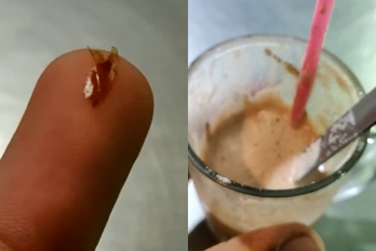 Cockroach Detection in chocolate Milkshake