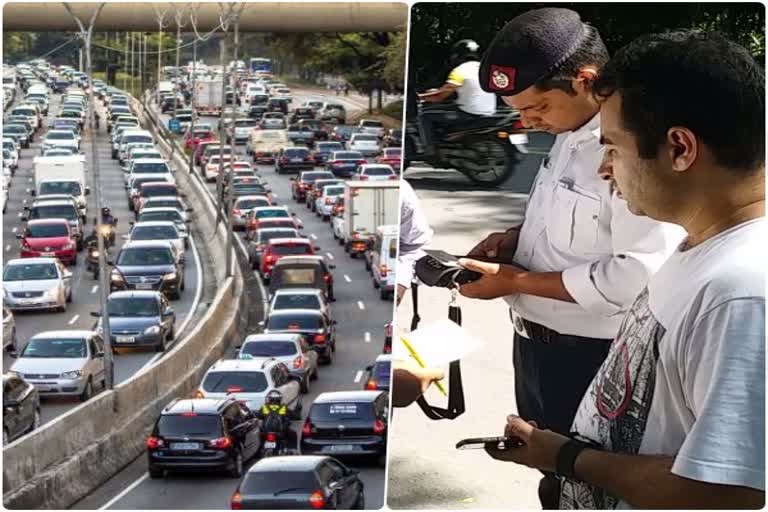 Special drive operation going on in Delhi 18 corridor to be traffic free