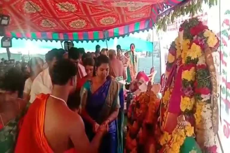 venkateswara swamy temple anniversary at kammaguda thurka yamjal