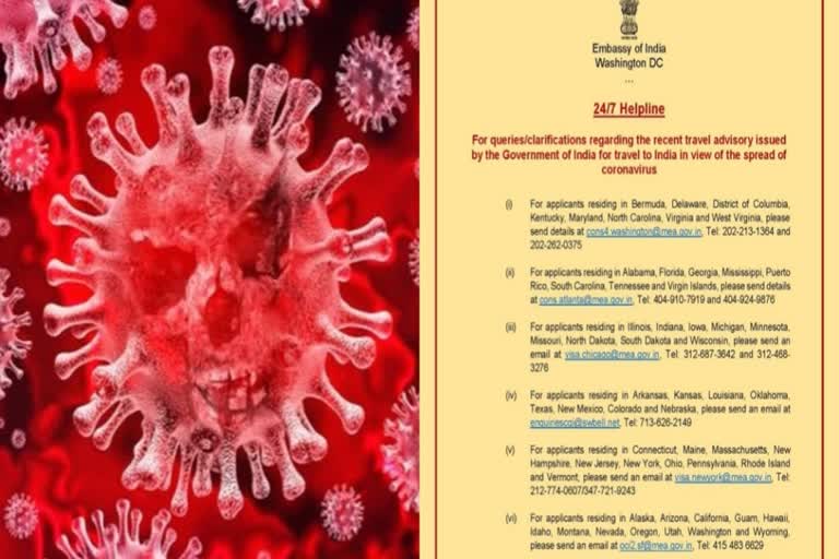 Coronavirus: Indian Embassy sets up helplines to address queries on travel restrictions