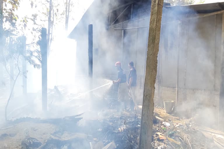 fire at sarupathar golaghat