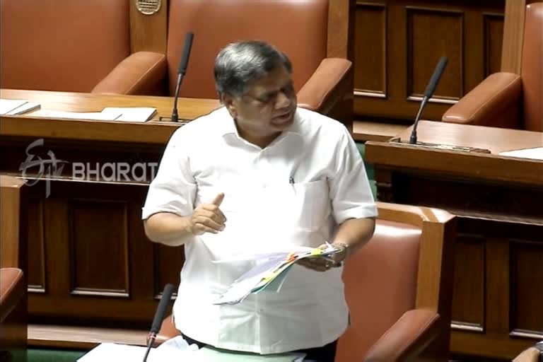 Jagadish Shettar Speaks about new bangalore new idea in session