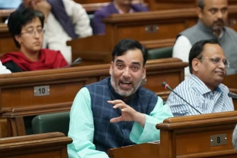 Minister Gopal Rai moved proposal against NRC / NPR in Delhi Assembly