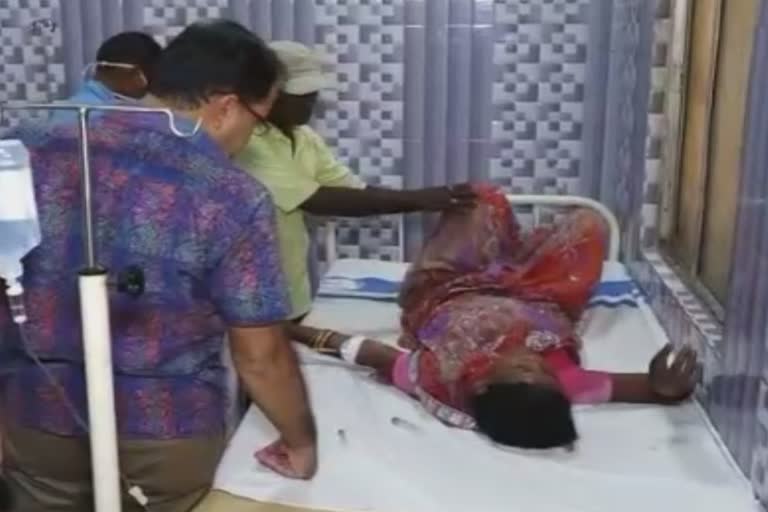 women suicide attempt in puri