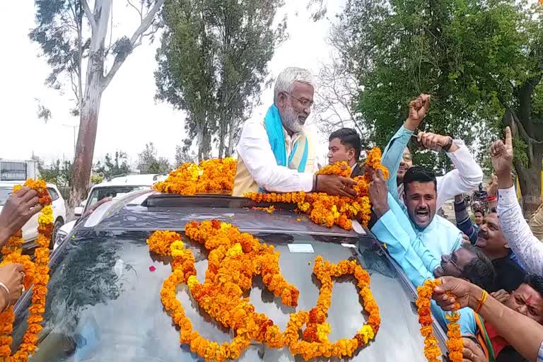 bjp state president swatantra dev singh visited badaun