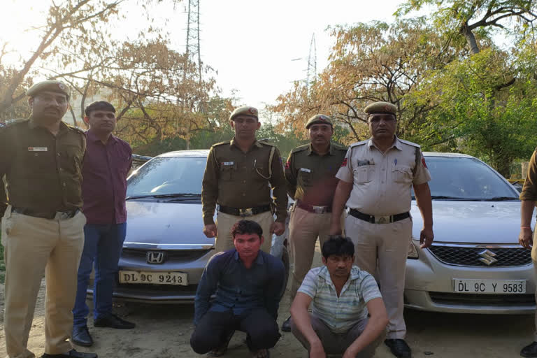 malviya nagar police arrested crook named vicky