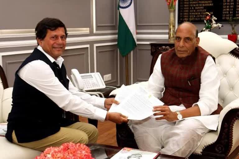 kandhamal-mp-dr-achyut-samnta-meet-defance-minister-rajnath-singh