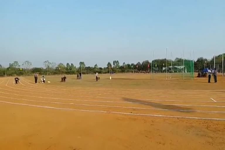 coal India athletic games start from today in mandhamarri