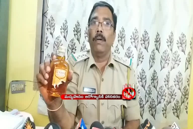 police found liquor bottles in tdp candidate from were it has come