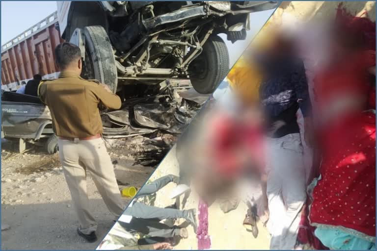 trailer-and-pickup-collision-in-jodhpur-11-died-3-injured