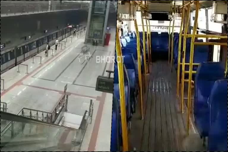 Corona Virus affect on namma metro and BMTC