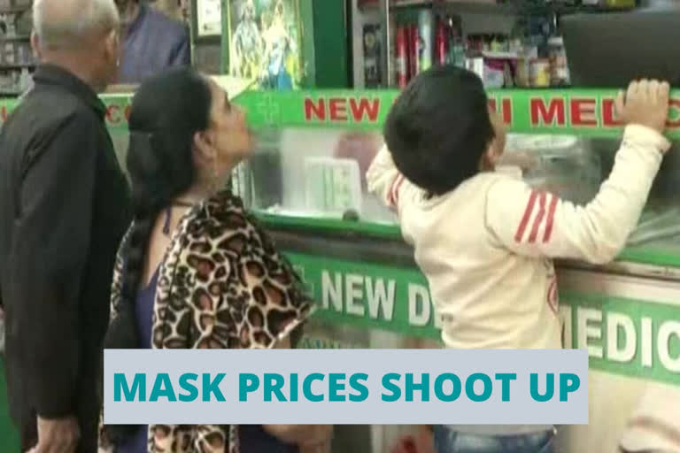 Prices of N95 masks shoot up, sanitisers out of stock