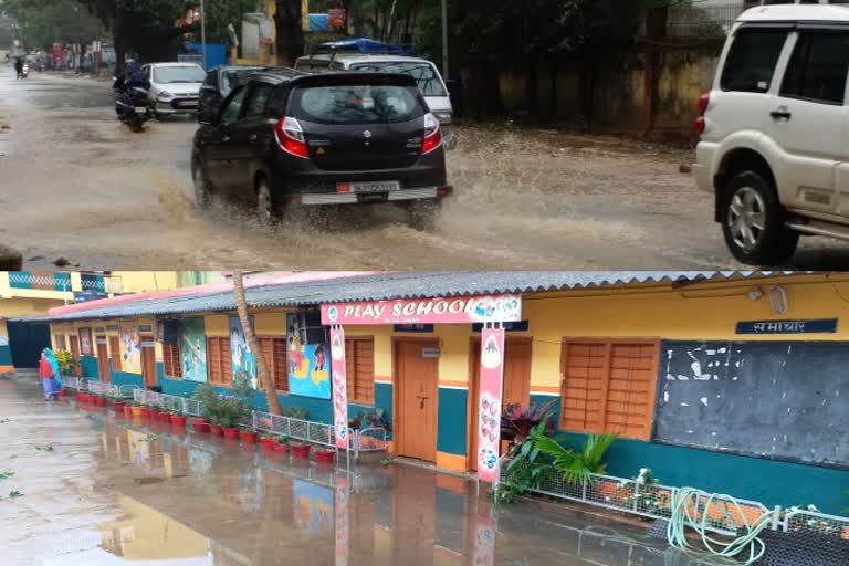 Torrential rains wreaked havoc in many districts