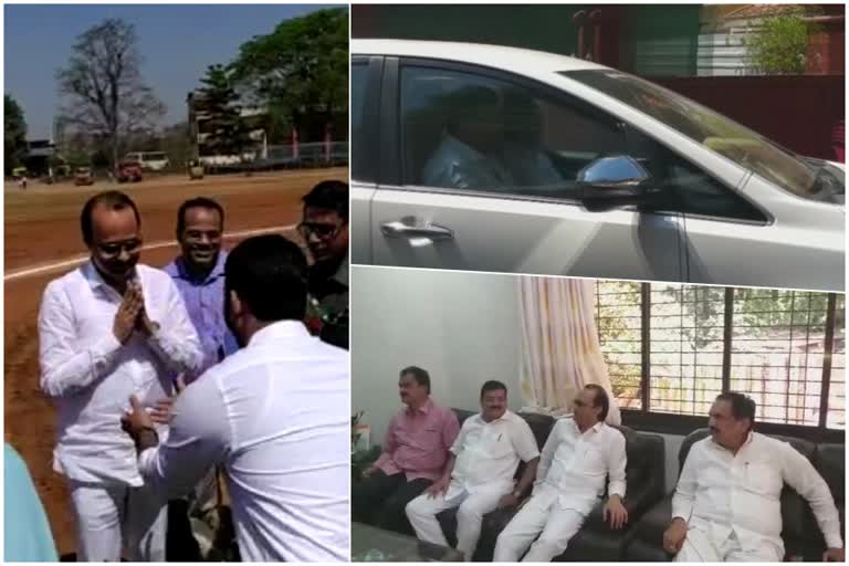 Ajit Pawar Ratnagiri tour visits at Bhaskar Jadhav home