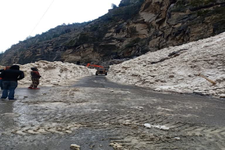 national highway restored after 13 hours