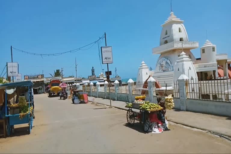 coronavirus fear made kanyakumari tourist places crowdless