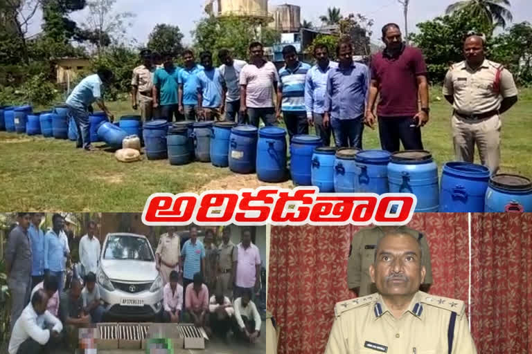 liqour seized by police in some coastal districts