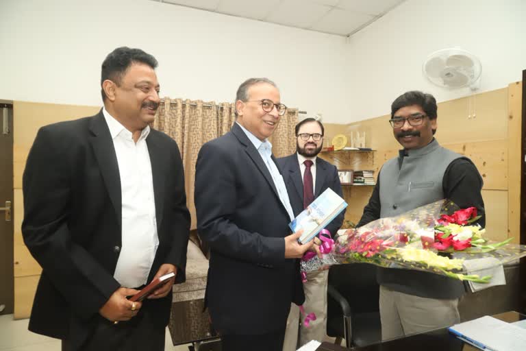 CM met Chief executive officer of Tata Power in ranchi