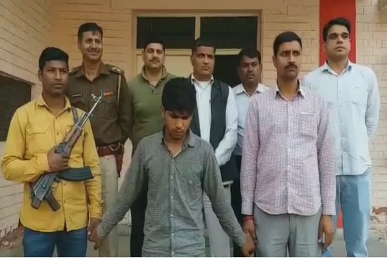 one accused arrested for robbing ATM in rewari