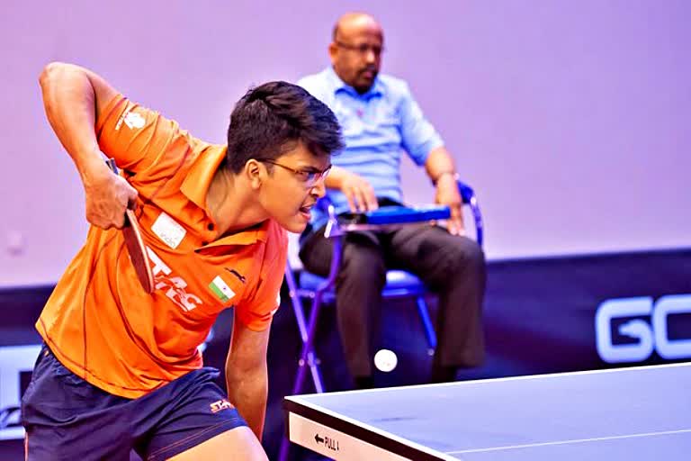 India's Jeet Chandra won the Under 21 table tennis title