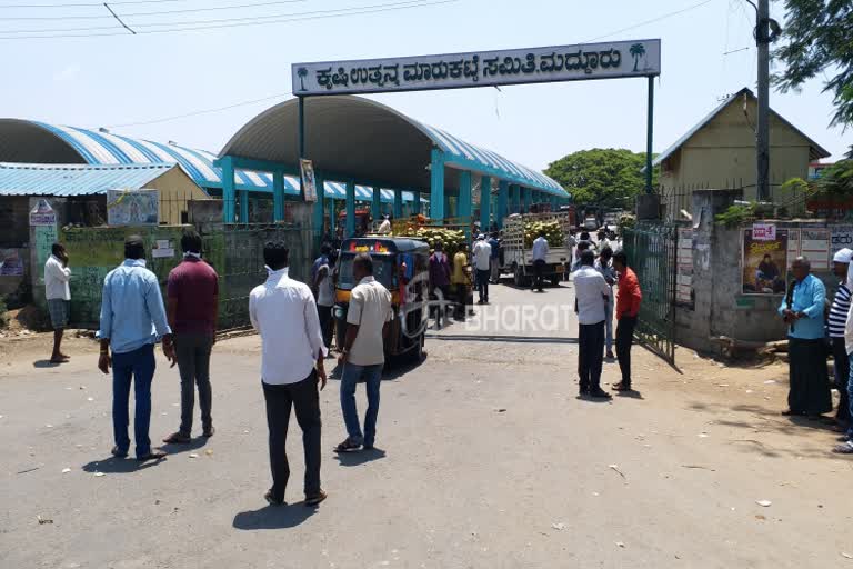 Demand for health check up in Mandya APMC market